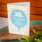 30. Geburtstag Ballon - Glückwunschkarte
