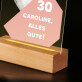 30. geburstag alles gute - Druck auf Acrylglas mit LED Beleuchtung