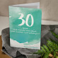 30. Geburtstag Watercolor - Glückwunschkarte