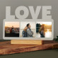 3 fotos love - Aufdruck auf Acrylglas LOVE