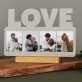 4 fotos love - Aufdruck auf Acrylglas LOVE
