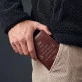 Geld macht nicht glücklich - Leder Portemonnaie für Herren Geld macht nicht glücklich - Leder Portemonnaie für Herren