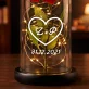 Herz + Datum - Ewige Rose Im Glas Herz + Datum - Ewige Rose Im Glas