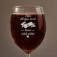 All you need - Weinglas mit Gravur