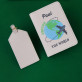 Around the world - Reisepasshülle mit Aufdruck
