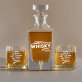 Awesome Whisky - Whiskykaraffe und Whiskygläser - Set mit Gravur