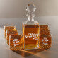 Awesome Whisky - Whiskykaraffe und Whiskygläser - Set mit Gravur