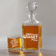 Awesome Whisky - Whiskykaraffe und Whiskygläser - Set mit Gravur