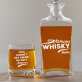 Awesome Whisky - Whiskykaraffe und Whiskygläser - Set mit Gravur