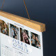 Oma - Poster-Kalender mit Holzleisten
