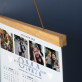 Oma - Poster-Kalender mit Holzleisten