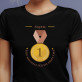 Medaille für oma - Schwarzes T-Shirt für Damen