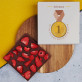 Medaille für Oma - Schokolade mit Erdbeeren