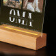 Oma - Druck auf Acrylglas mit LED Beleuchtung