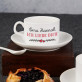 Ich liebe Euch - Zwei Tassen mit Untertasse