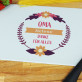 Oma, danke für Alles - Schneidebrett