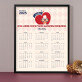 Oma, ich liebe Dich von ganzem Herzen - Kalender im Rahmen