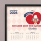 Oma, ich liebe Dich von ganzem Herzen - Kalender im Rahmen