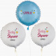 Baby shower Mädchen - Set mit Heliumballons - Kreisen
