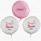 Baby shower Mädchen - Set mit Heliumballons - Kreisen
