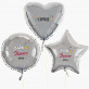 Baby shower Mädchen - Set mit Heliumballons - Formen