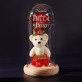 Sei meine bella - Ewige Rose mit Teddybär