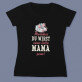 Du wirst eine tolle mama sein - Schwarzes T-Shirt für Damen