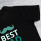 Best dad - Schwarzes T-Shirt für Herren