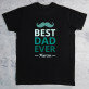 Best dad - Schwarzes T-Shirt für Herren