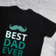 Best dad - Schwarzes T-Shirt für Herren