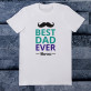 Best Dad - T-Shirt mit Aufdruck für Herren