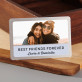 Best friends forever - Visitenkarte aus Metall