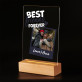 Best friends forever - Druck auf Acrylglas mit LED Beleuchtung
