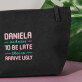 Better to be late - Dunkelblaue Kosmetiktasche