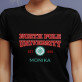 North pole university - Schwarzes T-Shirt für Damen