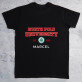 North Pole University - Schwarzes T-Shirt für Herren