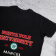North Pole University - Schwarzes T-Shirt für Herren
