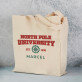 North Pole University - Baumwolltasche mit Aufdruck