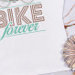 Bike forever - T-Shirt mit Aufdruck für Damen