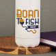 Born to fish - Weiße Wasserflasche 500 ml