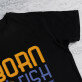 Born to fish - Schwarzes T-Shirt für Herren