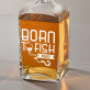 Born to fish - Whiskykaraffe mit Gravur