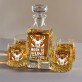 Born to hunt - Whiskykaraffe und Whiskygläser - Set mit Gravur
