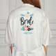 Bride 2 - Bademantel aus Satin 