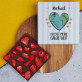 Ganze Welt - Schokolade mit Erdbeeren