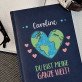 Ganze Welt - Notizbuch A5 mit Aufdruck