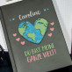 Ganze Welt - Notizbuch A5 mit Aufdruck