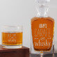 Carafe of whisky - Whiskykaraffe und Whiskygläser - Set mit Gravur