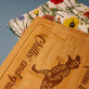 Chillin` and grillin` - Schneidebrett mit Gravur