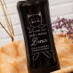 Ich arbeite hart - Trinkflasche mit Gravur